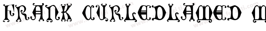 Frank CurledLamed Medium字体转换